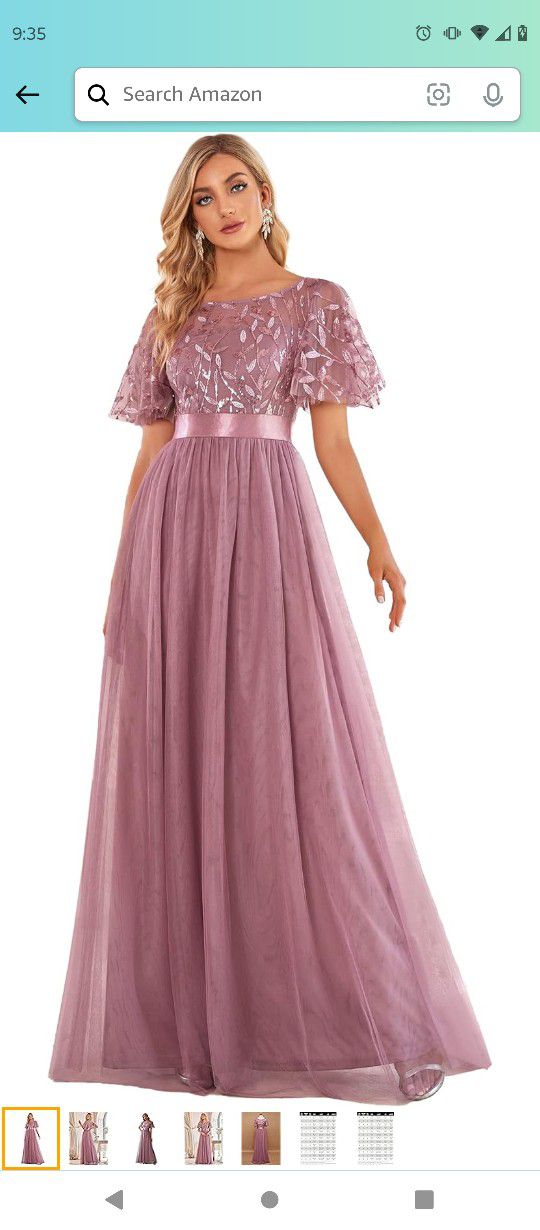 Ever Pretty Long Dress In Orchid 