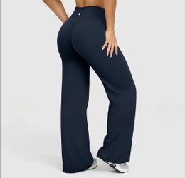 Women's High-Waist Wide Leg Flare Pants
