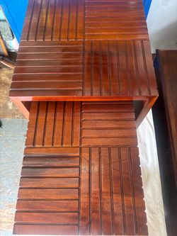 Solid wood side tables