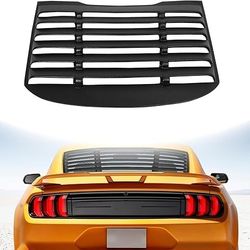 KETAI Rear Window Louvers Compatible with 2015-2023 Ford Mustang