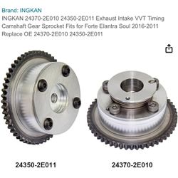 Automotive replacement engine timing part gears