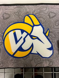 LA Rams Logo 3-D Hitch Cover