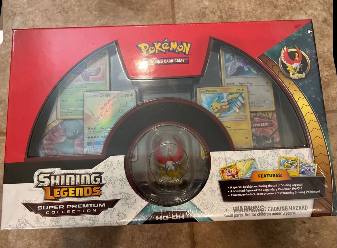 Pokemon TCG: Shining Legends Super Premium Ho-Oh Collection Box - Sealed (2017)