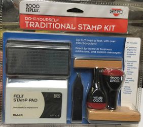 Cosco Do-it-yourself Traditional Stamp Kit