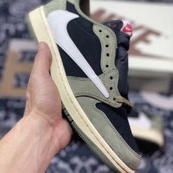 Travis Scott x Air Jordan 1 Low OG SP 'Black Olive'