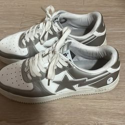 Size 11 Grey And White Bapes