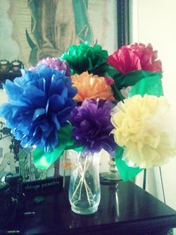 Flores de papel