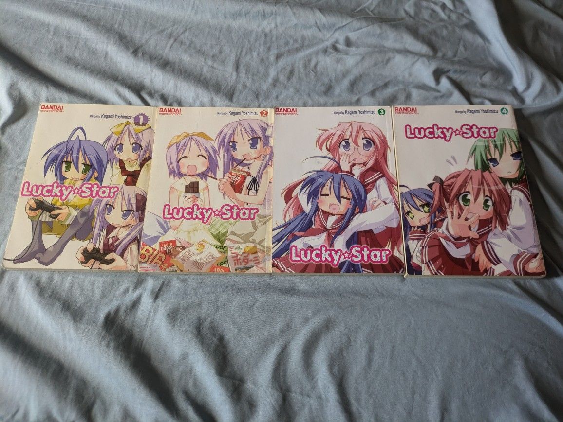 Lucky Star Manga Vol 1-4 English