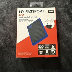 WD MY PASSPORT GO BRAND NEW INBOX