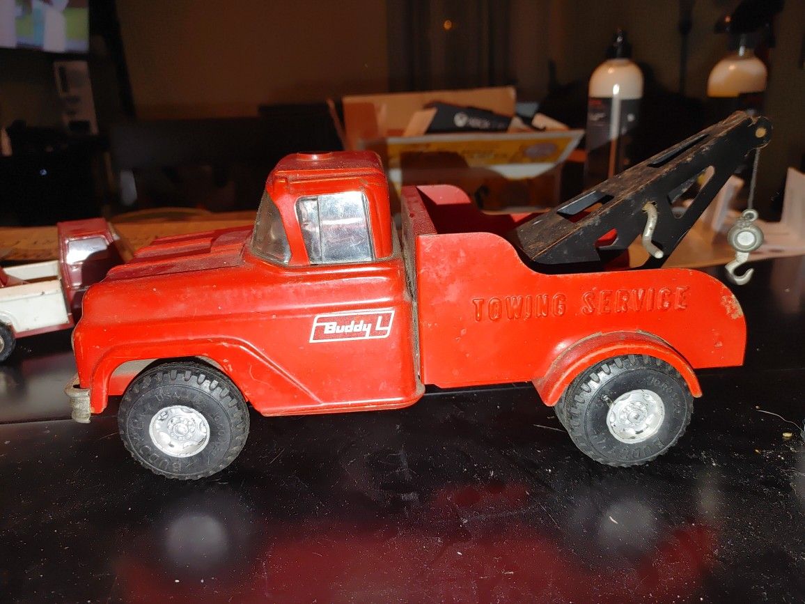 Buddy L Tow Truck Antique
