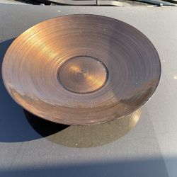 Large brown decor bowl