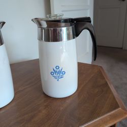 Corning Ware Blue Flower Coffee Pot