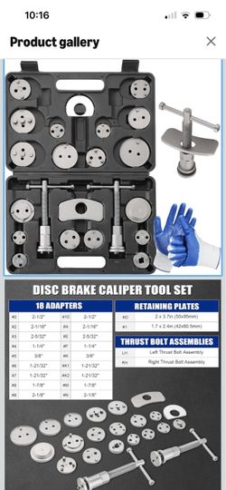 Disc Brake Caliper Tool Set