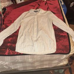 Tommy Hilfiger Dress Shirt Button Up Long Sleve White