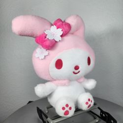 13" Sanrio Pink Hello Kitty My Melody Sakura Plush