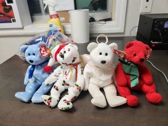 Original beanie babies christmas edition