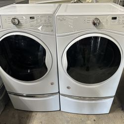💯🌆Whirpool Duet Washer And Dryer Electric Nice Set💯🌆