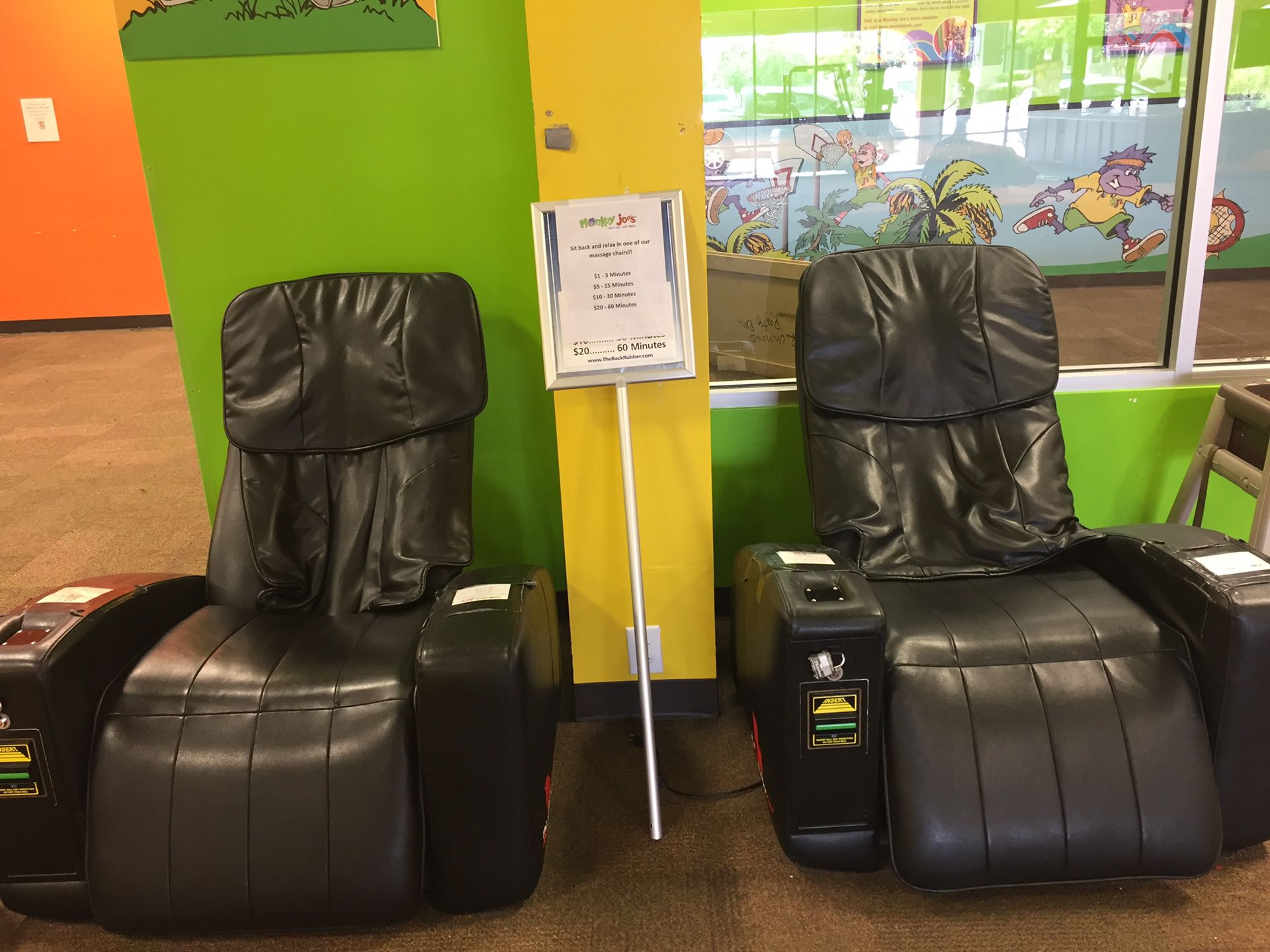 Two Vending Massage Chairs