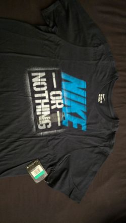 Nike t shirt nike or nothing xl