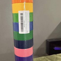 🎨 12 Rolls Colorful Masking Tape – Brand New!