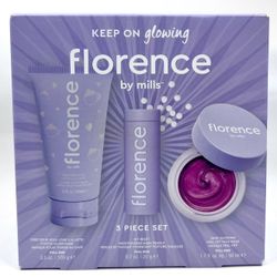Florence by Mills Skincare Set 3pc Keep on Glowing 3 Piece Mask Set NIB