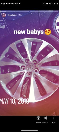 Acura/Honda Accord Rims 19in