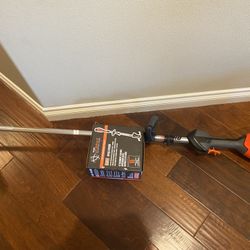 56V Brushless Cordless Battery Attachment Capable 16 in. String Trimmer w/ Speed