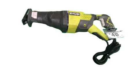 Ryobi Rj1861v Green Corded Reciprocating Saw