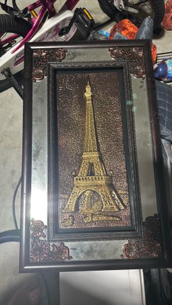 Decorative Eiffel Tower Wall Art / Framed Picture