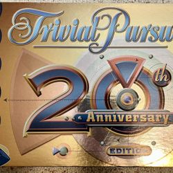 Trivial Pursuit 20th Anniversary Edition Complete Board Game - EXCELLENT COND.