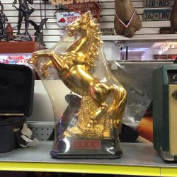 Horse Statue Gold Leaf 