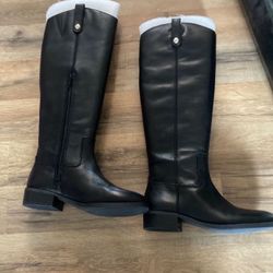 I.N.C.  Fawne Riding Boots. Black, Size 5.5 