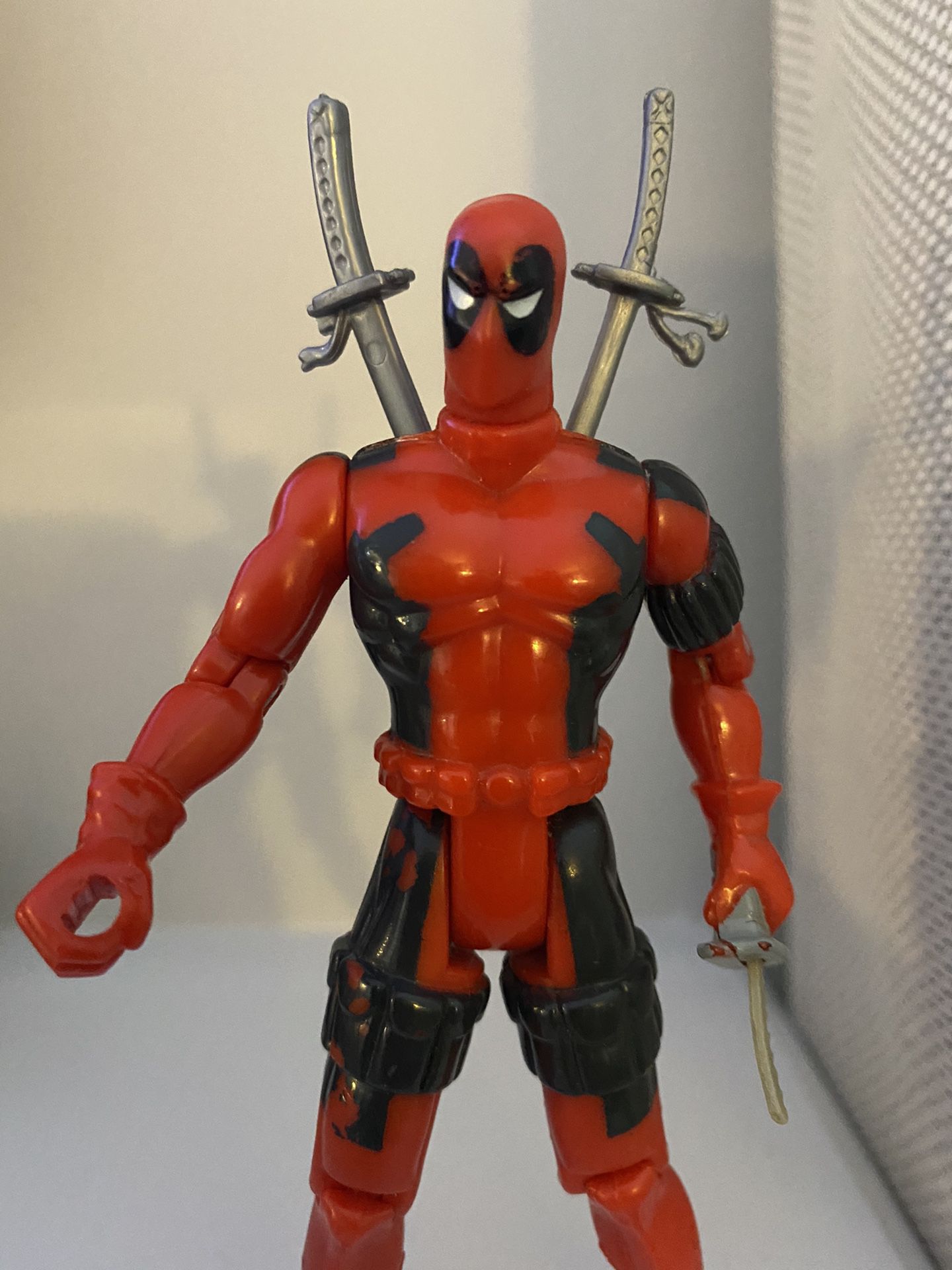 Vintage 1992 Marvel Toy Biz X-Men X-Force Deadpool Action Figure 5”