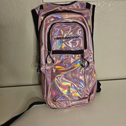 Vibedration Hydration Holygraphic Backpack