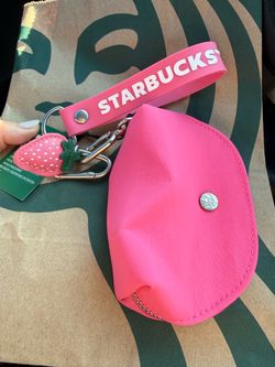 Starbucks PINK Drink Pouch & Keychain