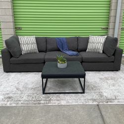 *Free Delivery* Gray Cloud Modular Couch Sofa 