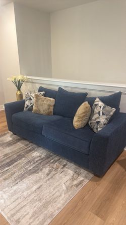 Blue couch