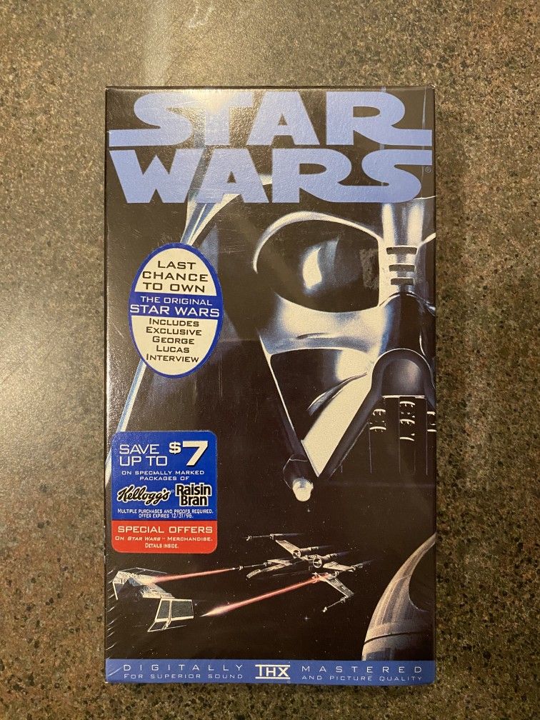 Sealed Star Wars: A New Hope VHS