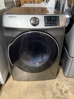 Samsung Front Load Dryer Graphite Steel
