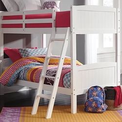 Kaslyn Twin Over Twin Kids Bunk Bed 