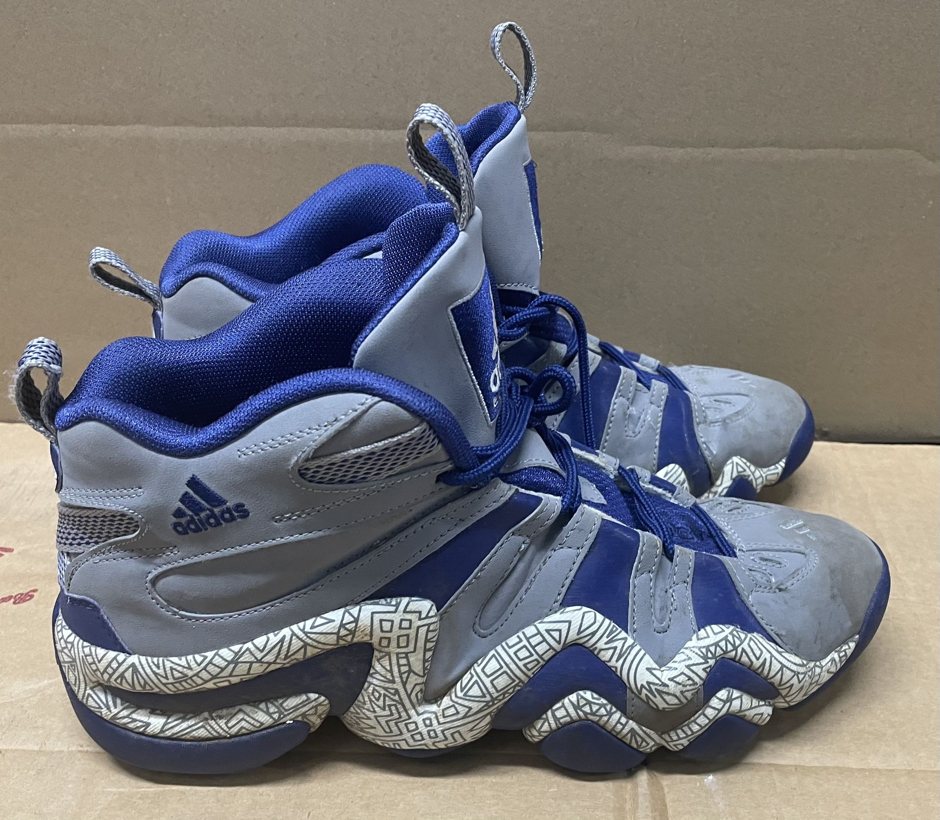 Adidas Crazy 8 Kobe Bryant Light Onix Amazon Purple 2014 C75767 Men’s Size 11 US