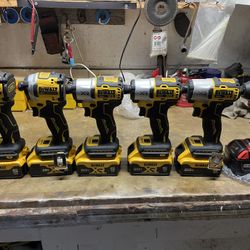 Dewalt and Milwaukee Impact 