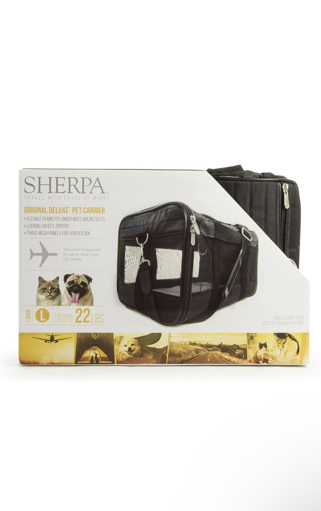 Sherpa Original Deluxe Travel Pet Carrier