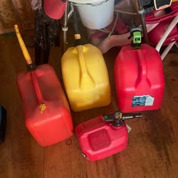 3 Gas Cans 1 Diesel 15.00 Each