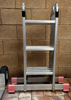 12 Ft Multi-Position Aluminum Ladder | Type II | 225 lb Capacity