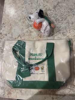 Starbucks Snoopy Tote Bag - NEW