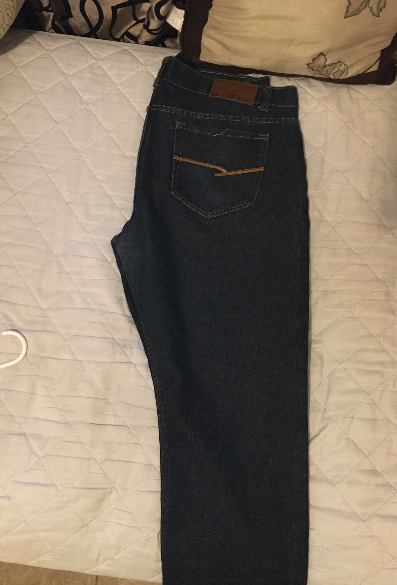 Recycled blue brand