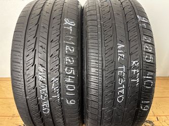 2 tires 225 40 19 Bridgestone Turanza ls100a Run flat no repaira high tread