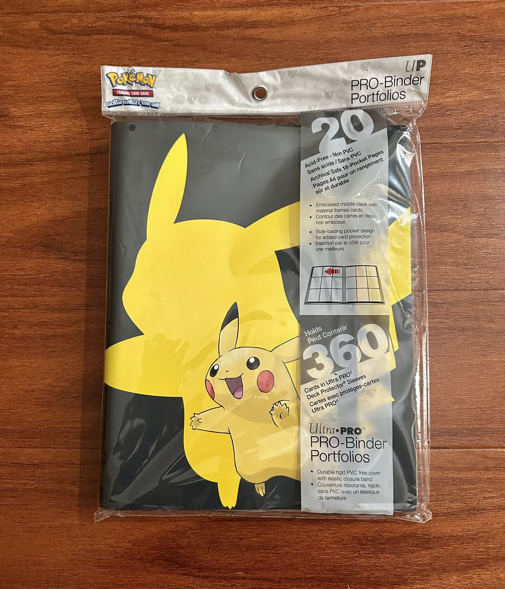 Ultra Pro Pokemon Pikachu Binder