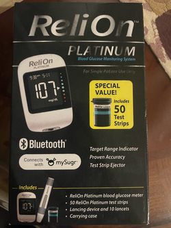 ReliOn Platinum Blood Glucose Monitoring System